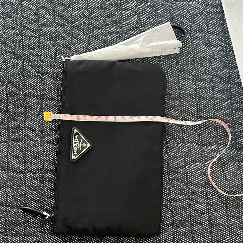 Prada Black Nylon and Leather Wristlet - Picture 11 of 11